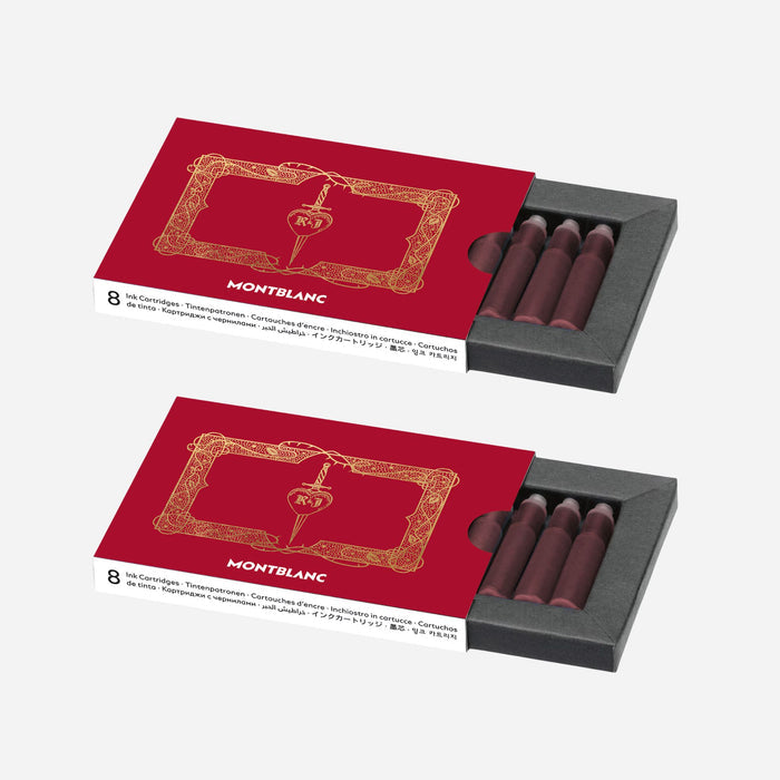 The Meisterstück Verona Red Romeo & Juliet Ink Cartridges x2 Packs by Montblanc.