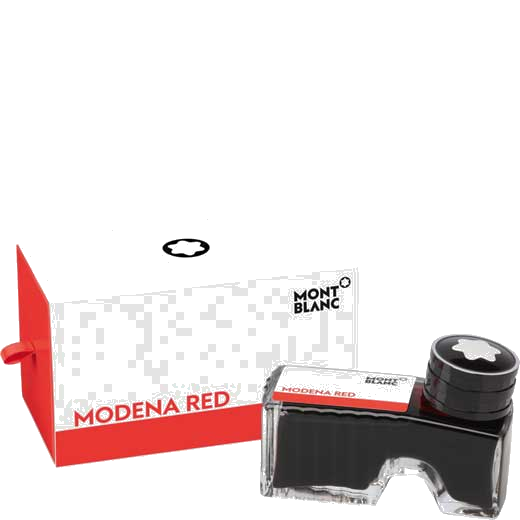 This is the Montblanc Modena Red 60ml Ink Bottle.