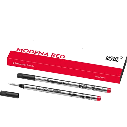 This is the Montblanc Modena Red Rollerball Refill (M).
