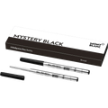 Montblanc  broad mystery black ballpoint refill.
