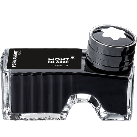 Montblanc Permanent Black Ink Bottle packaging.