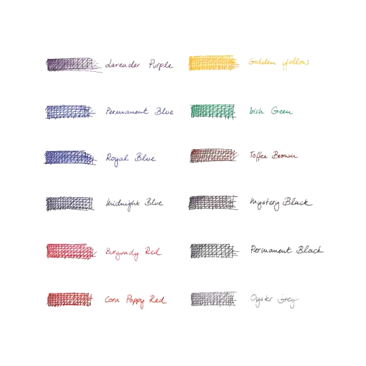 These are the Montblanc Permanent Blue Ink Cartridges