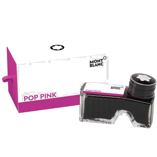 This is the Montblanc Pop Pink Ink Bottle.