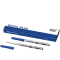 These are the Montblanc Royal Blue Ballpoint Refill's in broad.