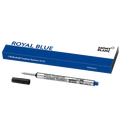 These are the Montblanc Royal Blue Capless Rollerball Refill (M).