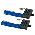 Montblanc royal blue ink cartridges.