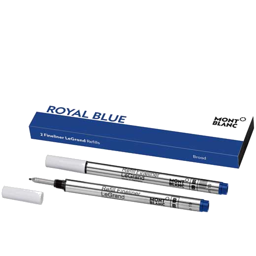 This is the Montblanc Royal Blue Fineliner LeGrand Refill (B).