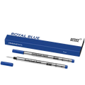 This is the Montblanc Royal Blue Rollerball Refill (F).