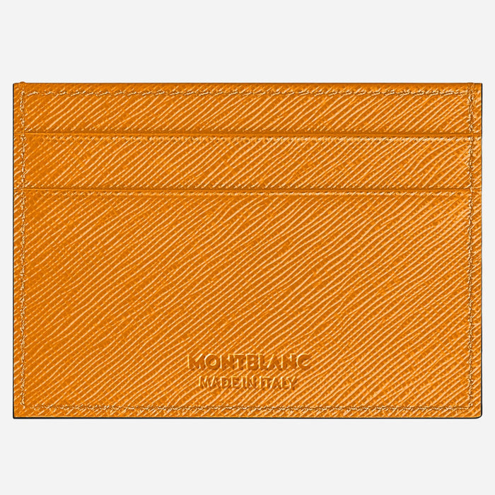 Back view of the Saffron Sartorial Leather 5CC Card Holder.