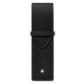 Montblanc Sartorial 2 Pen Pouch Black Saffiano Leather