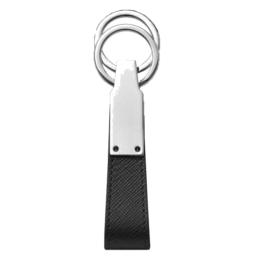 montblanc leather keyring