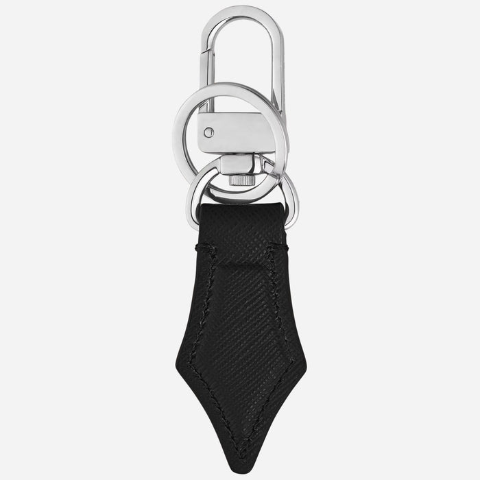 Back view of the Sartorial Black Leather Nib Key Holder.