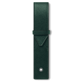 This Montblanc Sartorial British Green 1 Pen Pouch can fit one writing instrument.