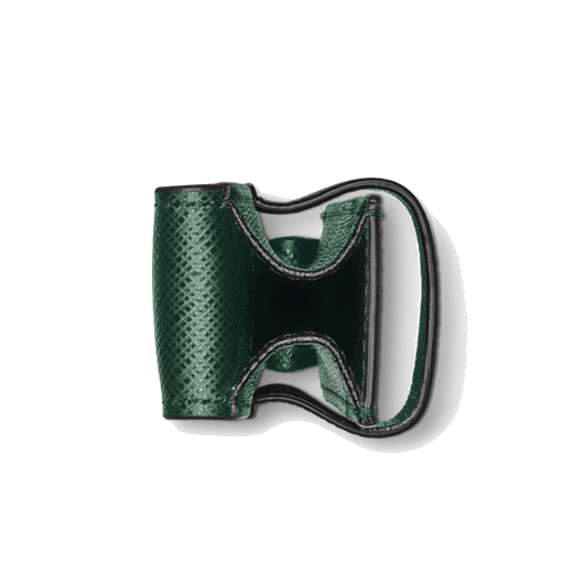 Montblanc's Sartorial British Green 1 Pen Pouch is made out of saffiano leather.