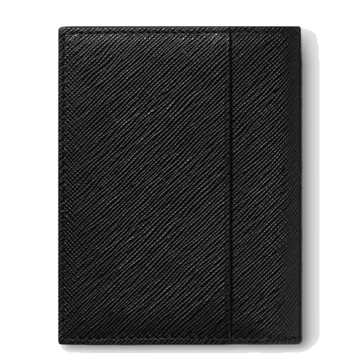 Montblanc Sartorial Business Card Holder 4CC Black Saffiano Leather