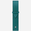 The Sartorial Fern Blue Leather One Pen Pouch by Montblanc.