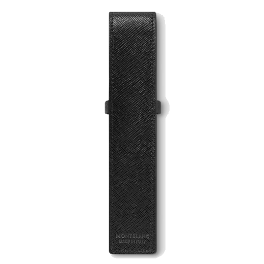 Sartorial Pen Pouch Black Leather By Montblanc