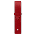 Montblanc Sartorial Red Saffiano Leather Pen Pouch