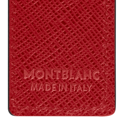 This Montblanc Sartorial Red Saffiano Leather Pen Pouch is made in Italy