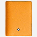 The Sartorial Saffron Leather 4CC Card Holder by Montblanc.