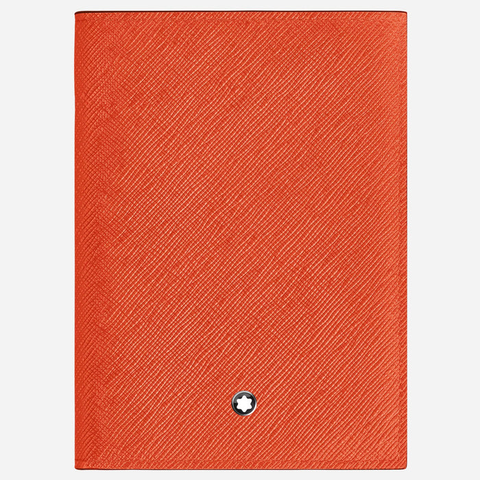 The Montblanc Sartorial Tangerine Leather Passport Holder by Montblanc.