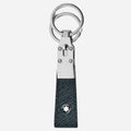 The Sartorial Tweed Blue Leather Loop Key Fob by Montblanc.