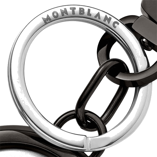 This Montblanc Spinning Emblem Meisterstück Ruthenium Key Fob will be presented inside a gift box on the day of purchase.