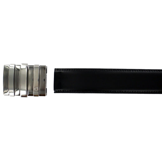 Unclip the buckle to adjust the size of the leather strap.