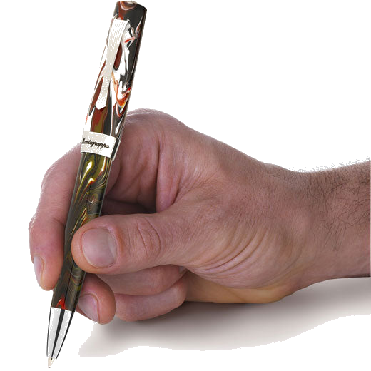 This Montegrappa Asiago Elmo 02 Ballpoint Pen has been crafted out of resin.