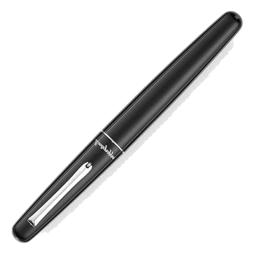 This Montegrappa fountain pen comes with a screw cap.