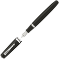 This Montegrappa Jet Black Elmo 02 Fountain Pen can be engraved on the cap.