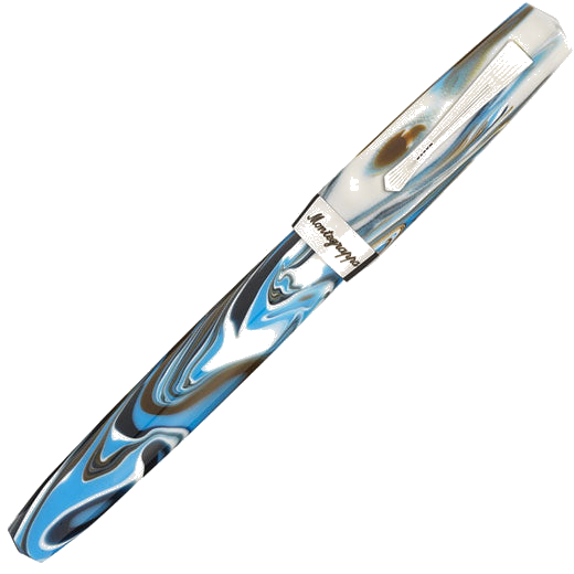 This Montegrappa Sorapis Elmo 02 Rollerball Pen has been crafted out of resin.