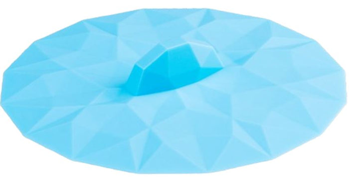 MY LID VĀCIŅŠ GLĀZEI D10.4CM, GAIŠI ZILS DIMANTS, SILIKONS