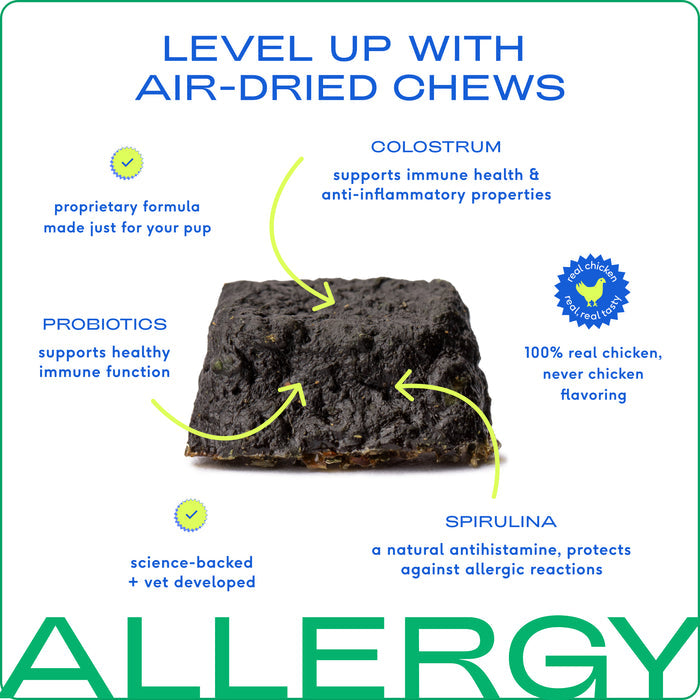 Native Pet Allergy & Immune Chews Allergy Relief Supplement for Dogs, 60 count