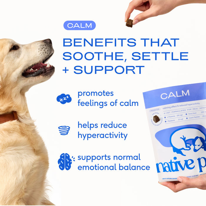 Native Pet Chewable Calming Supplements for Dogs, 60 ct.