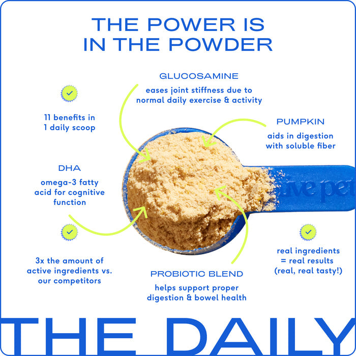 Native Pet The Daily Powder 11-in-1 Supplement for Dogs, 7 oz