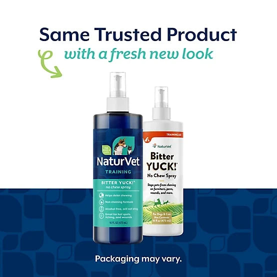 NaturVet Bitter Yuck! No Chew Spray, 16 oz.