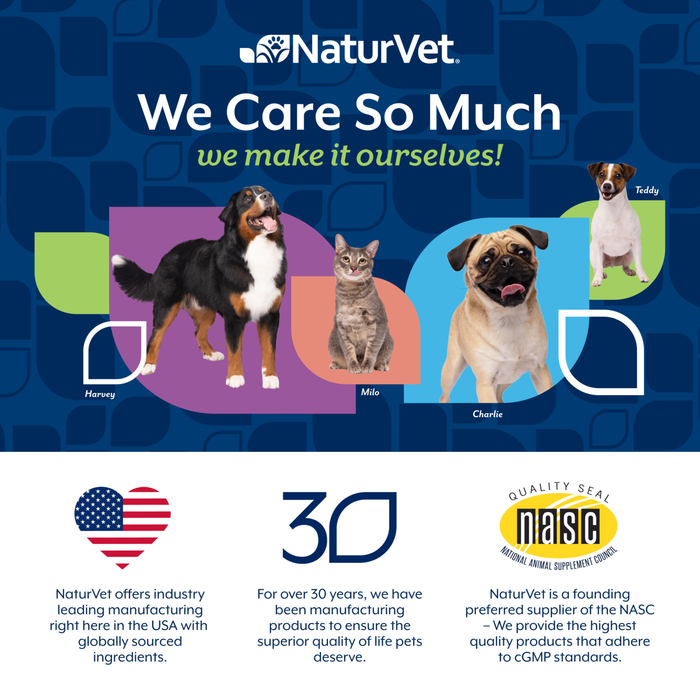 NaturVet Quiet Moments Calming Supplement for Dogs, Bacon and Chicken Flavor, 70 Count