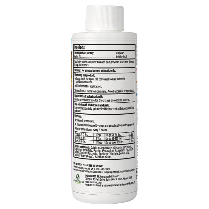 Nutri-Vet Anti-Diarrhea Liquid for Dogs, 4 oz