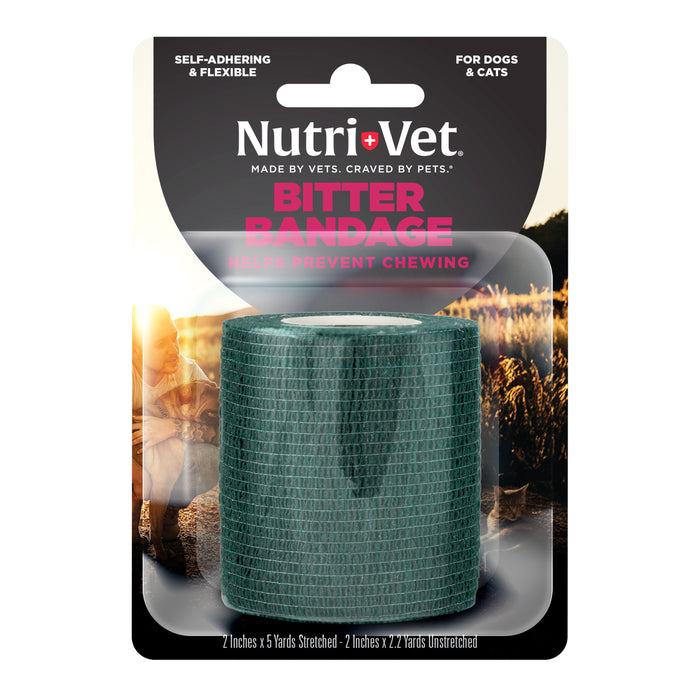 Nutri-Vet Bitter Bandage for Dogs and Cats, 2 inches