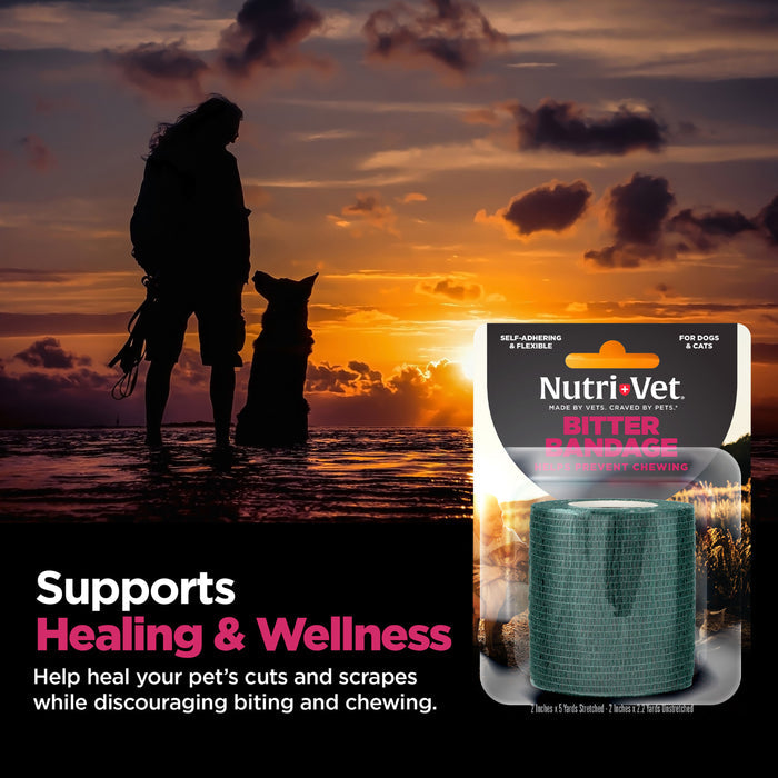 Nutri-Vet Bitter Bandage for Dogs and Cats, 2 inches