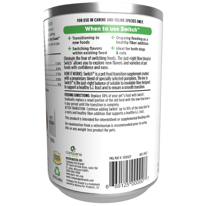 Nutri-Vet Food Switch Supplement Can 15oz