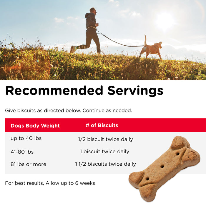 Nutri-Vet Hip & Joint Biscuits for Dogs, 166mg Glucosamine, 19.5 oz
