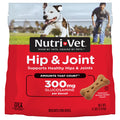 Nutri-Vet Hip & Joint Biscuits for Dogswith 300mg Glucosamine,  4 lb
