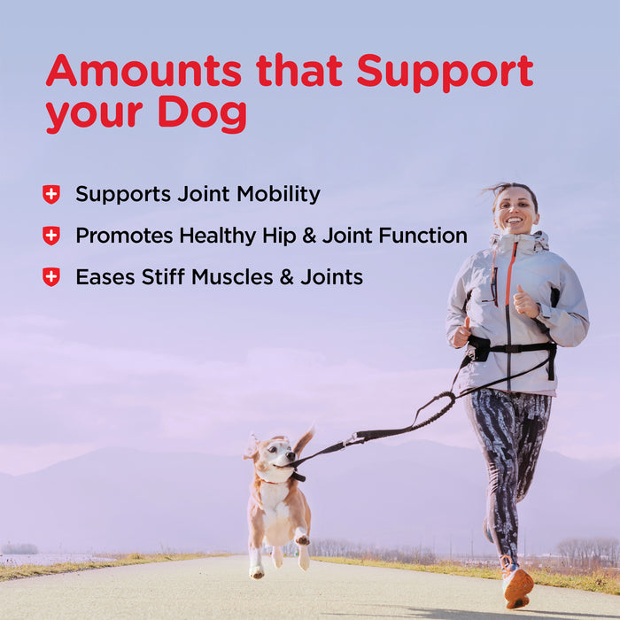 Nutri-Vet Hip & Joint Biscuits for Dogswith 300mg Glucosamine,  4 lb