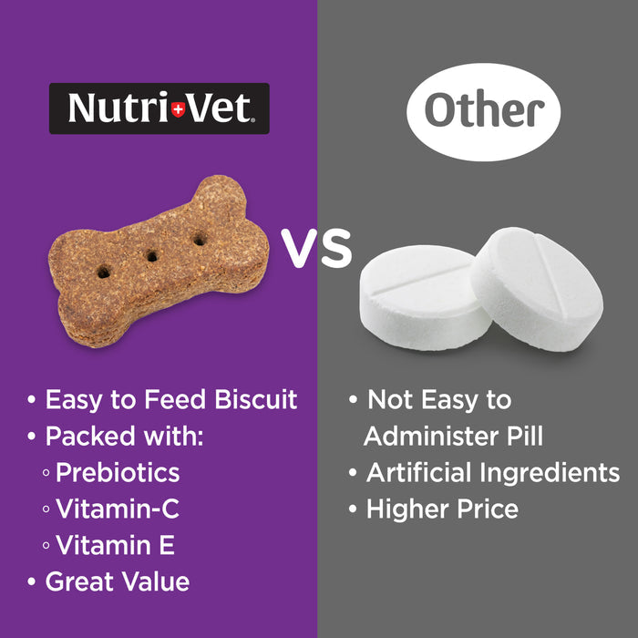Nutri-Vet Immune & Digestive Health Biscuits for Dogs, 16 oz