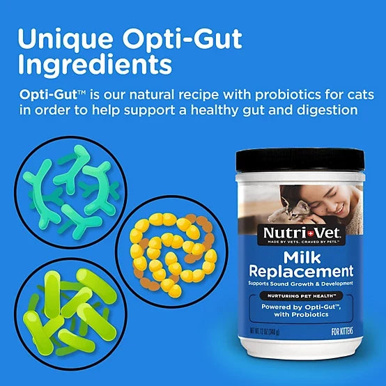 Nutri-Vet Kitten Milk Replacer, 12 oz