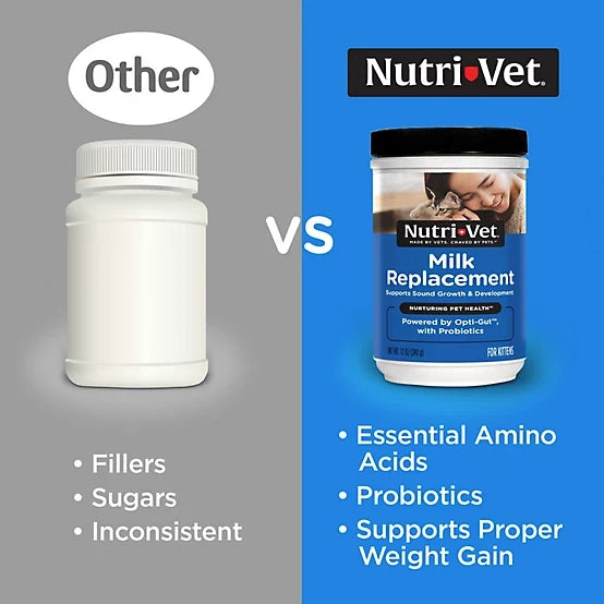 Nutri-Vet Kitten Milk Replacer, 12 oz