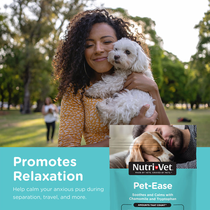 Nutri-Vet Pet-Ease Soft Chews for Dogs, 65 Soft Chews