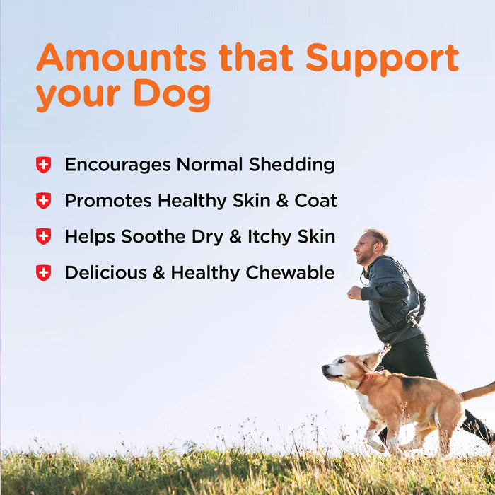 Nutri-Vet Shed Defense Soft Chews for Dogs, 60 Soft Chews